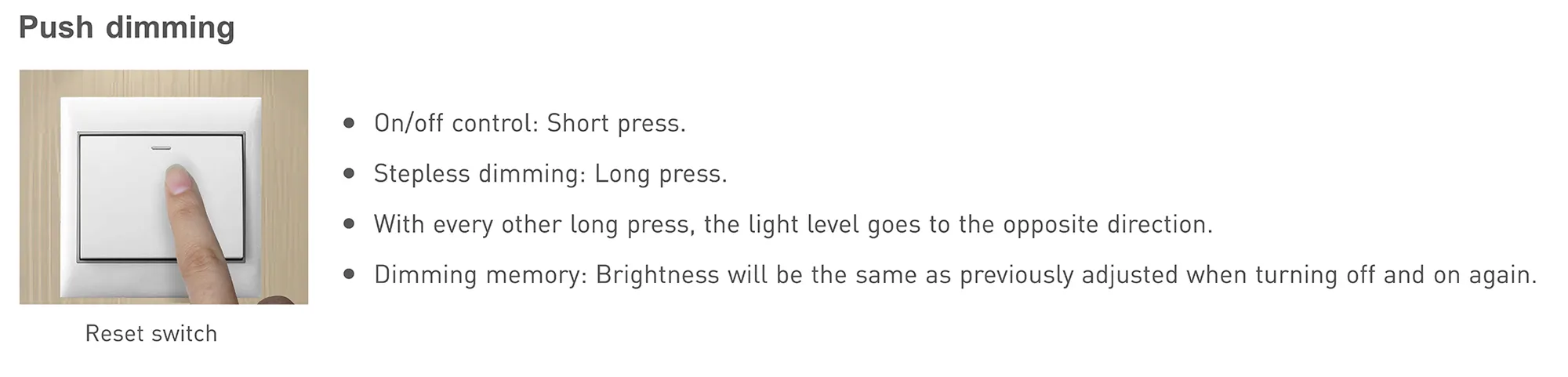 Leading edge (Triac), Trailing edge (ELV) Phase-cut and Push DIM/CCT, 0-100% Dim, Constant Voltage 75W, 24Vdc 3.12A, 200-240Vac, IP20, 5yrs Warranty. LM-75-24-G1T2  LTECH Constant Voltage